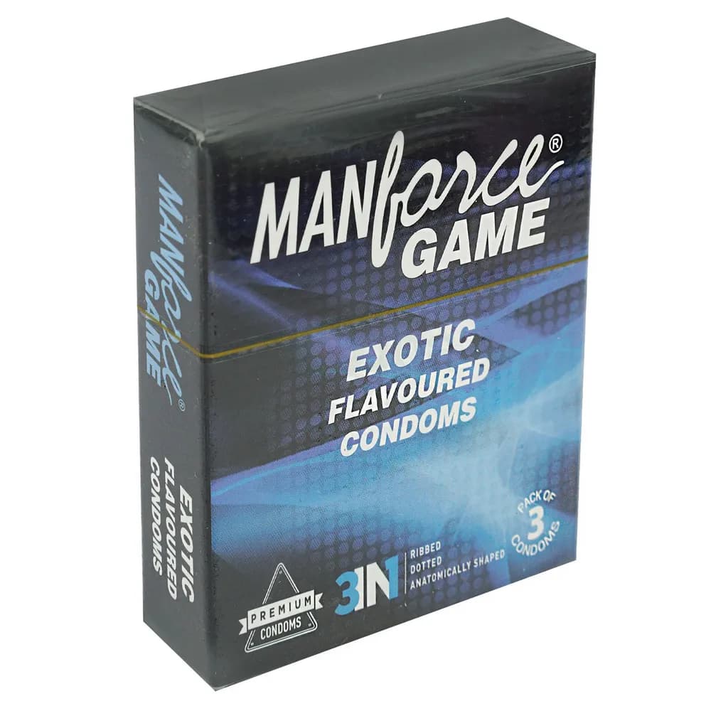 Manforce Game Exotic Flavored Condom 3pcs