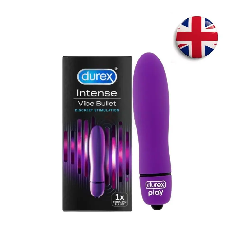 Durex Play Intense Vibe Bullet Vibrating - Sensual Stimulation Waterproof Vibrator For Women - (UK)