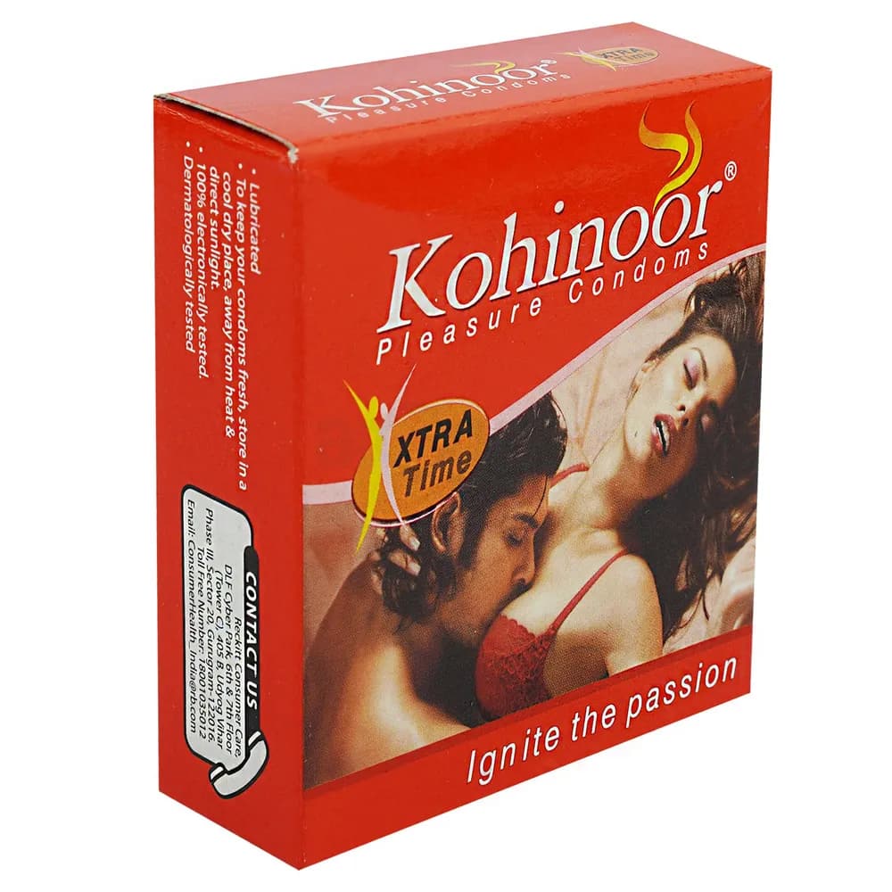 Kohinoor Xtra Time Condom 3's Pack