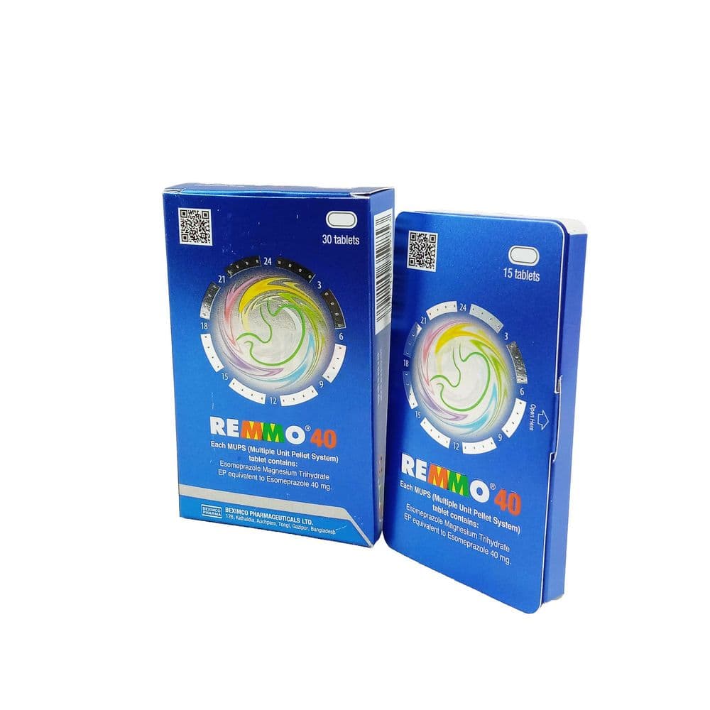 Remmo 40 ) ( 15 Tablets (1 Strip )