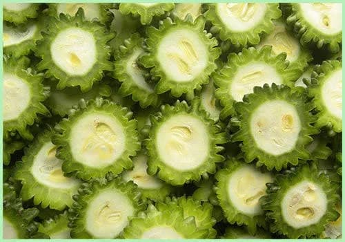 Sliced Bitter Gourd