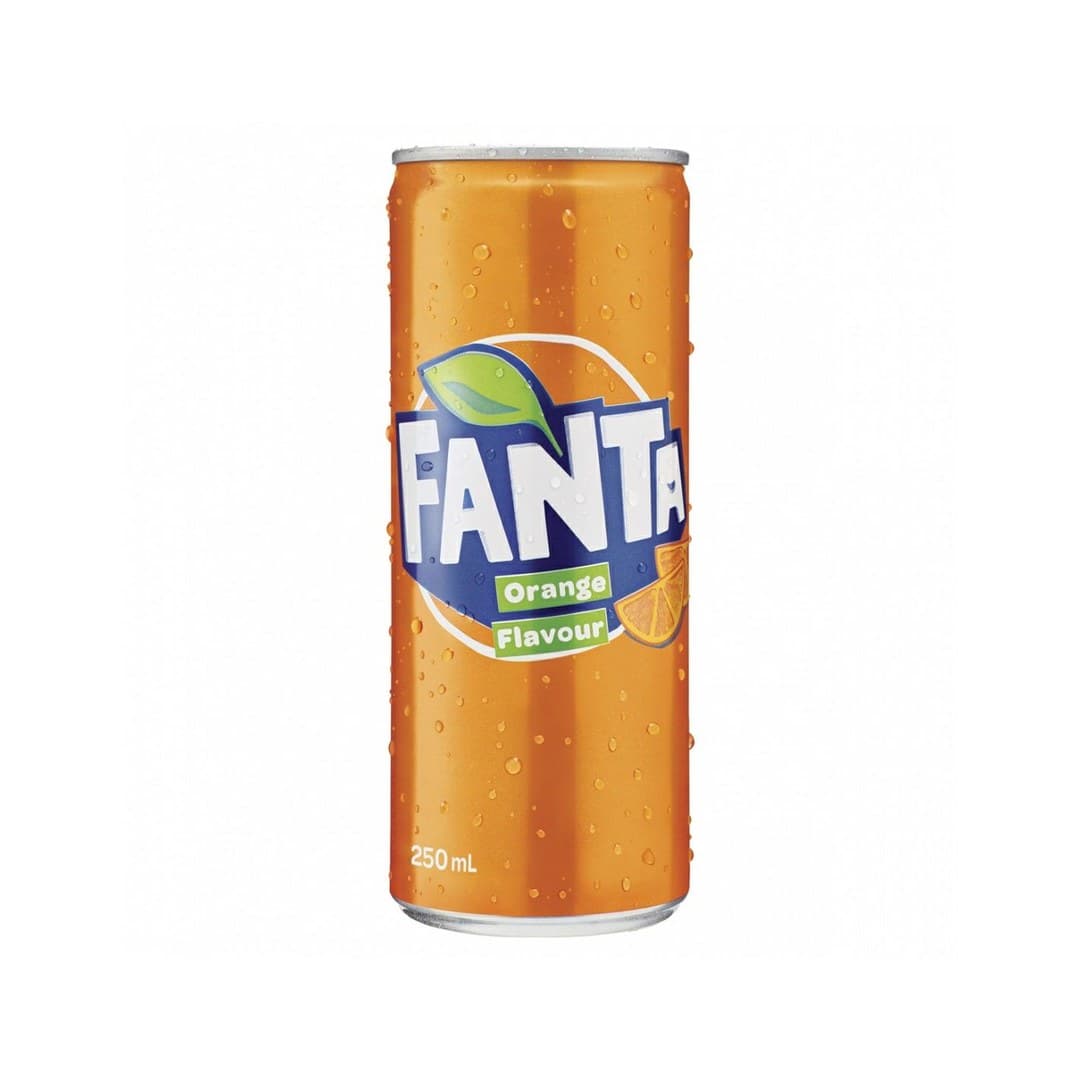 Fanta Soft Drink 250ml Can